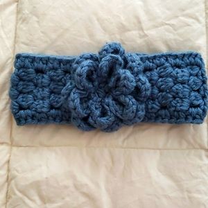Hand Knit Ear Warmer Headband Scarf